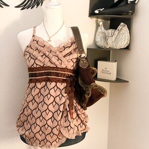 ꔫ beautiful layered tank top with lace from japanꔫ